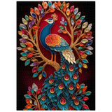 Jeweled Peacock Jigsaw Puzzle 1000 Pieces