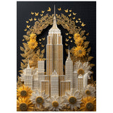 Sunflower Cityscape Jigsaw Puzzle 1000 Pieces