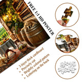 Sunlit Tuscan Wine Cellar Jigsaw Puzzle 1000 Pieces
