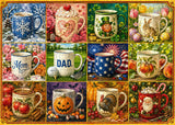 Holiday Mug Collection Jigsaw Puzzle 1000 Piece