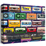 Vintage Cassette Tapes Jigsaw Puzzle 1000 Pieces