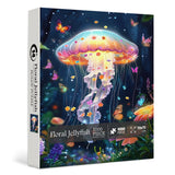 Jigsaw -Jigsaw -Jelzern von Neon Jellyfish 1000 Stücke