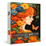 Embroidery Floral Muse Jigsaw Puzzle 1000 Pieces