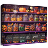 Vintage Halloween Candy Shelf Jigsaw Puzzle 1000 Pieces