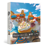 Il gatto clicca puzzle enigmi 1000 pezzi
