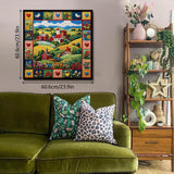 Quilted Homestead Jigsaw Puzzle 1000 Pieces
