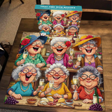 Tipsy Time with Besties Jigsaw Puzzle 1000 Pieces
