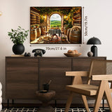 Sunlit Tuscan Wine Cellar Jigsaw Puzzle 1000 Pieces