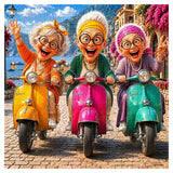 Scooter Squad Jigsaw Puzzle 1000 Pieces