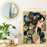 Paper Swirl Lady Jigsaw Puzzle 1000 Piece