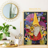 Flowers and Gnome Jigsaw Puzzle 1000 Pieces