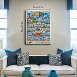 World Landmarks Jigsaw Puzzle 1000 Piece