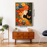 Embroidery Floral Muse Jigsaw Puzzle 1000 Pieces
