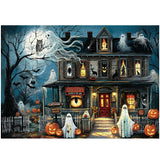 Ghostly Night Home Jigsaw Puzzle 1000 Pieces