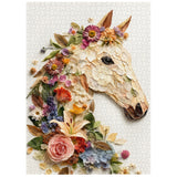 Floral Horse Collage Jigsaw Puzzle 1000 Pieces