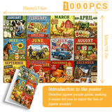 Twelve Farm Months Jigsaw Puzzle 1000 Piece