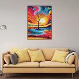 Impasto Art Tree Jigsaw Puzzle 1000 Pieces
