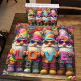 The Love Of Gnomes Jigsaw Puzzle 1000 Pieces