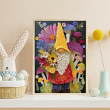 Flowers and Gnome Jigsaw Puzzle 1000 Pieces