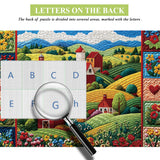 Quilted Homestead Jigsaw Puzzle 1000 Pieces