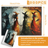 Colorful Witches Jigsaw Puzzle 1000 Pieces