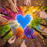 Rainbow Forest Jigsaw Puzzle 1000 Pieces