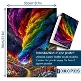 Rainbow Tornado Jigsaw Puzzle 1000 Pieces