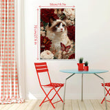 Peony Cat Dreams Jigsaw Puzzle 1000 Pieces