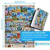 World Landmarks Jigsaw Puzzle 1000 Piece