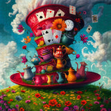 Psychedelic Rasing Jigsaw Puzzle 1000 Stücke