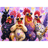 Cool Rooster Crew Diamond Painting Kit