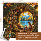 Autumn Book House Jigsaw Puzzle 1000 Piece