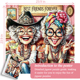 Hippie Besties Jigsaw Puzzle 1000 Pieces