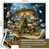 Fantasy Mushroom Book Jigsaw Puzzle 1000 Pieces