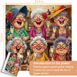 Tipsy Time with Besties Jigsaw Puzzle 1000 Pieces