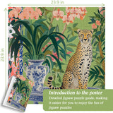 Jungle Cheetah Jigsaw Puzzle 1000 Pieces