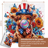 Patriotic Bubbles Jigsaw Puzzle 1000 Pieces