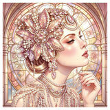 Pink Glass Muse Diamond Painting Kit