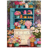 Floral Cabinet Rhythm Jigsaw Puzzle 1000 Pieces