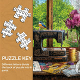 Points de puzzle de printemps 1000 pièces