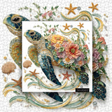 Blooming Turtle Jigsaw Puzzle 1000 Pieces