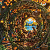Autumn Book House Jigsaw Puzzle 1000 Piece