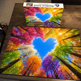 Rainbow Forest Jigsaw Puzzle 1000 Pieces