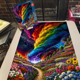 Rainbow Tornado Jigsaw Puzzle 1000 Pieces