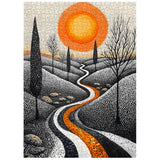 Psychedelic Rasing Jigsaw Puzzle 1000 Stücke