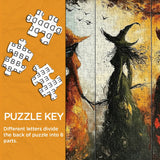 Colorful Witches Jigsaw Puzzle 1000 Pieces