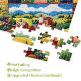 Quilted Homestead Jigsaw Puzzle 1000 Pieces