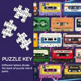 Vintage Cassette Tapes Jigsaw Puzzle 1000 Pieces