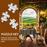 Sunlit Tuscan Wine Cellar Jigsaw Puzzle 1000 Pieces