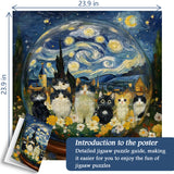 Cats Crystal Ball Jigsaw Puzzle 1000 Pieces